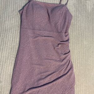 Elegant Purple Women's Dress
